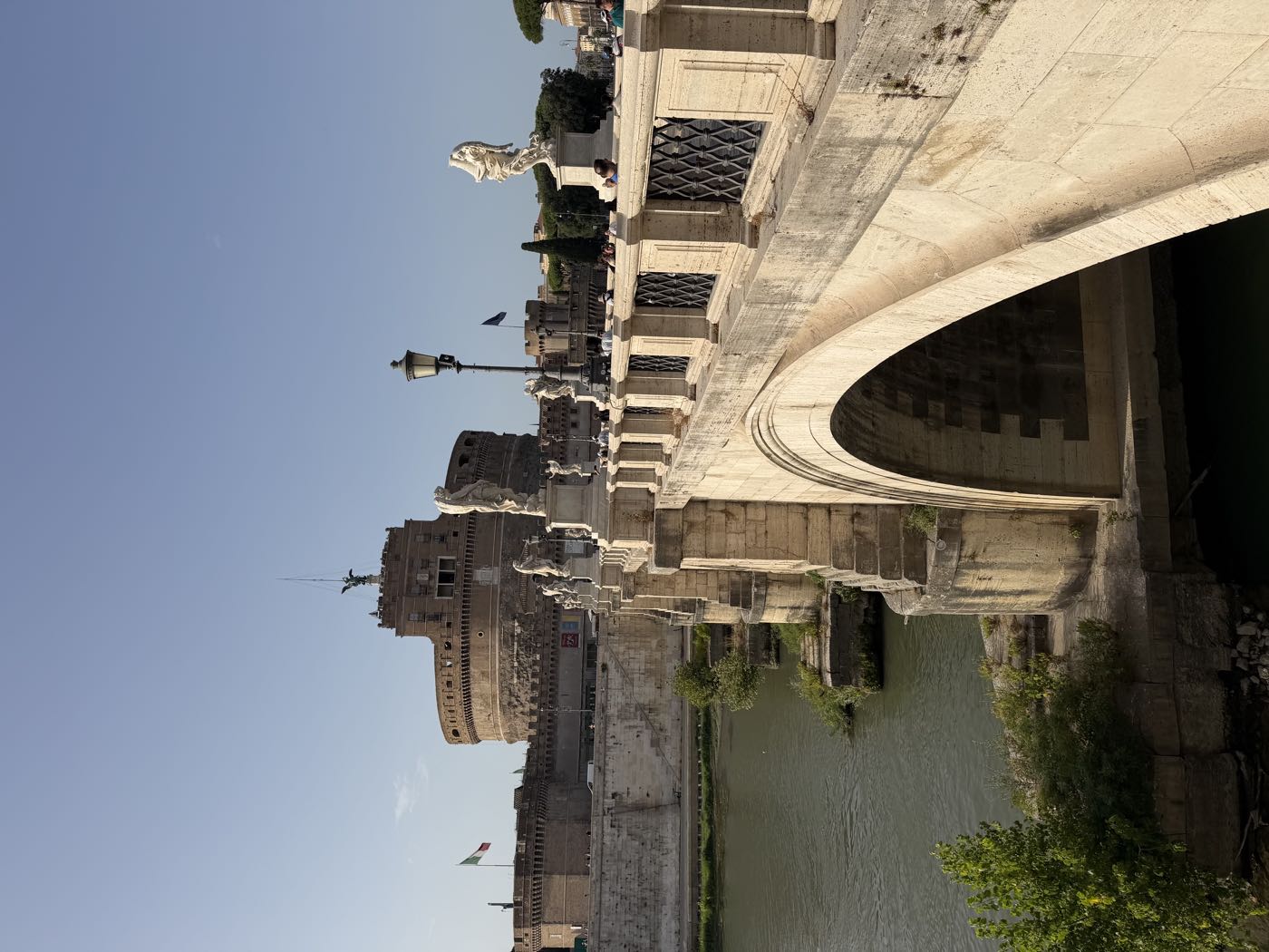Ponte Sant'Angelo e Castel Sant'Angelo, uno degli accessi al centro storico di Roma